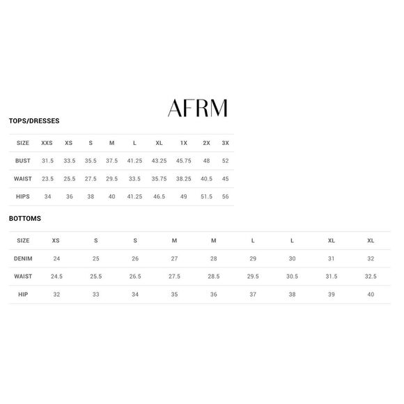 NEW AFRM sandrine top in red - Picture 2 of 3